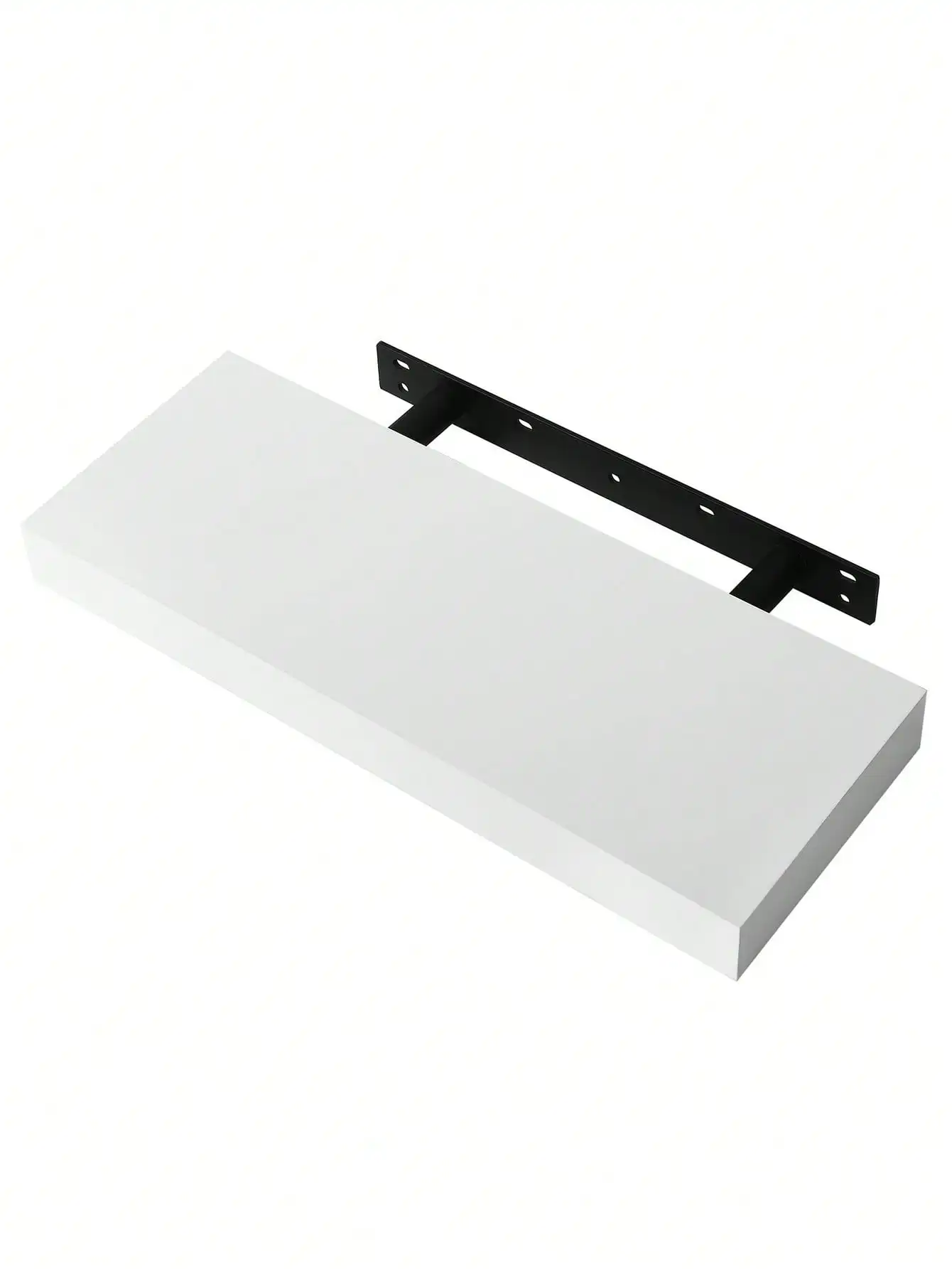 SONGMICS Wall Shelf 2-Set, Floating Shelf 15.7 Inches, Easy Install For Decoative Display Corner Invisible Bracket Support