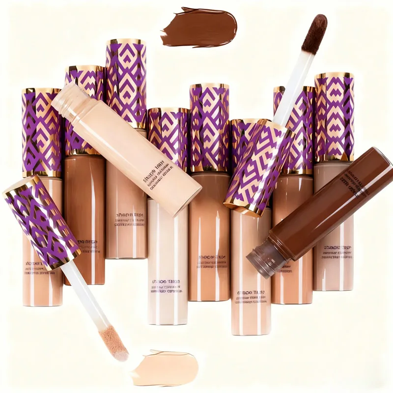 Base de Teint Liquide Correctrice Waterproof Anti-Sébum Couvrante Cernes et Imperfections Maquillage Naturel Femme