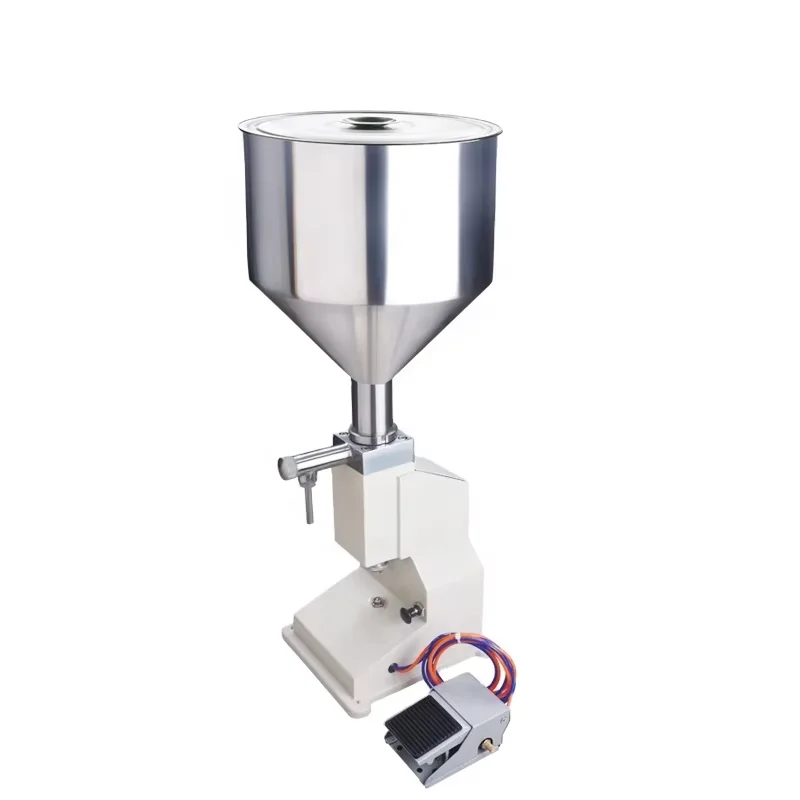 High Quality Semi-Automatic Pneumatic Cream Grease Tube Paste Filling Machine for Oil Barrel Stainless Steel High Precision