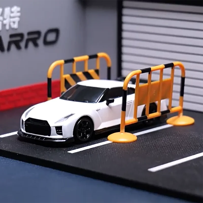 New 1/64 Desktop Mini Drift Car MC061 GTR Simulation Model Remote Control 4wd Drift Racing Boy Toy Gift