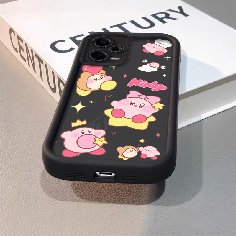 Lovely Stars K-Kirby Phone Case for Xiaomi Redmi Note 13 12 11 Pro Plus 12S 11S 10S 10 9 9S 8 12C 13C Shockproof Silicone Cover