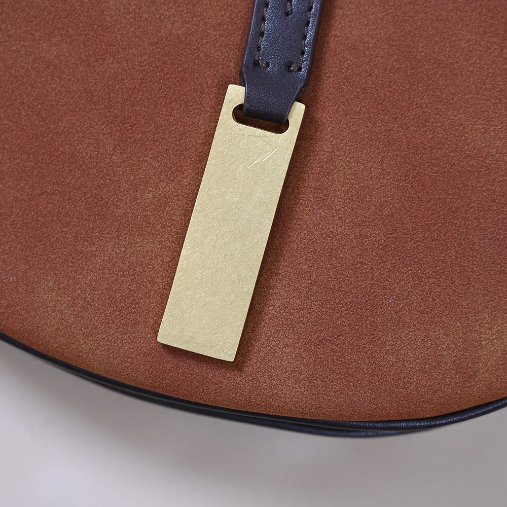 New Moon Shape Deer Skin Velvet Underarm Bag Single Strap Fashionable Shoulder Bag for Younger Women And Men Daily Use - view 3