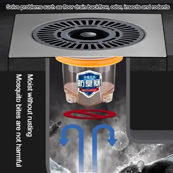 שימושי אנטי-ריח רצפת ניקוז הליבה נשלף מסננת ניקוז כיסוי אוניברסלי חרק