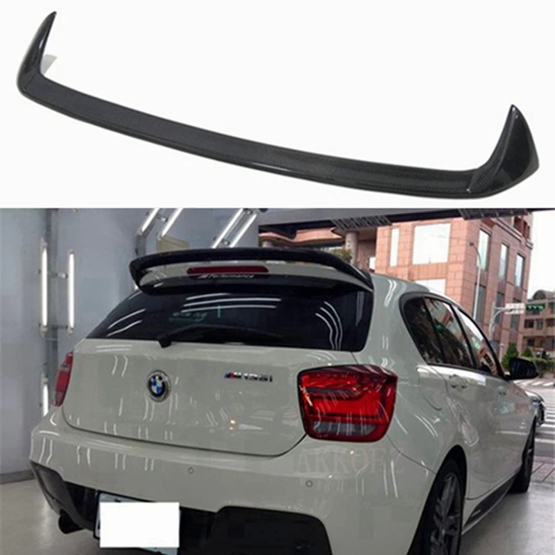 

For BMW 1 Series F20 116i 118i 125i Hatchback 2012-2019 AC Style Carbon Fiber Rear Spoiler Trunk Wing FRP Gloss Black