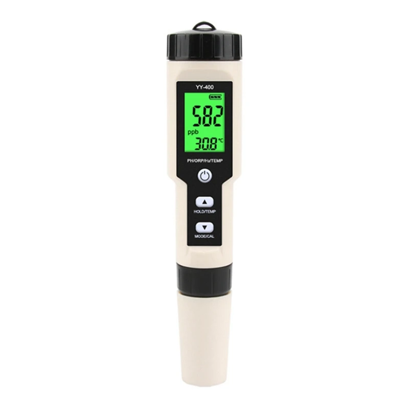 

New YY-400 Hydrogen Ion Concentration Water Quality Test Pen PH/ORP/H2 And TEM 4 In 1 Digital Drinking Water Meter