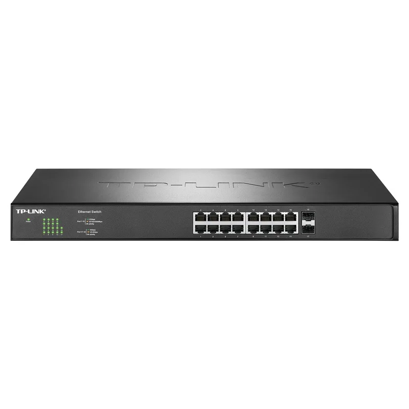 Imagem -02 - Plug & Play 16*2500mbps Rj45 Portas Switch 2*10g Sfp Mais Uplink 2.5 Gigabit Ethernet Rede Switch Ieee 802.3bz 3ab 3x ae 16k Mac