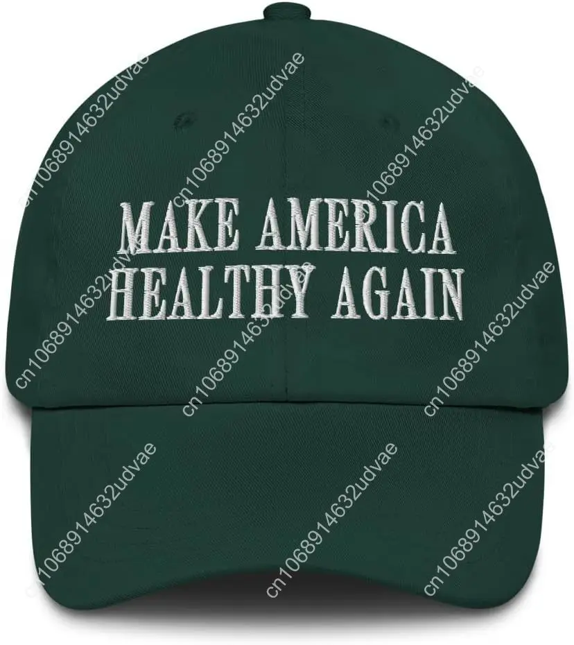 Make America Healthy Again Embroidered Dad Hat - MAHA Embroidered Baseball Cap