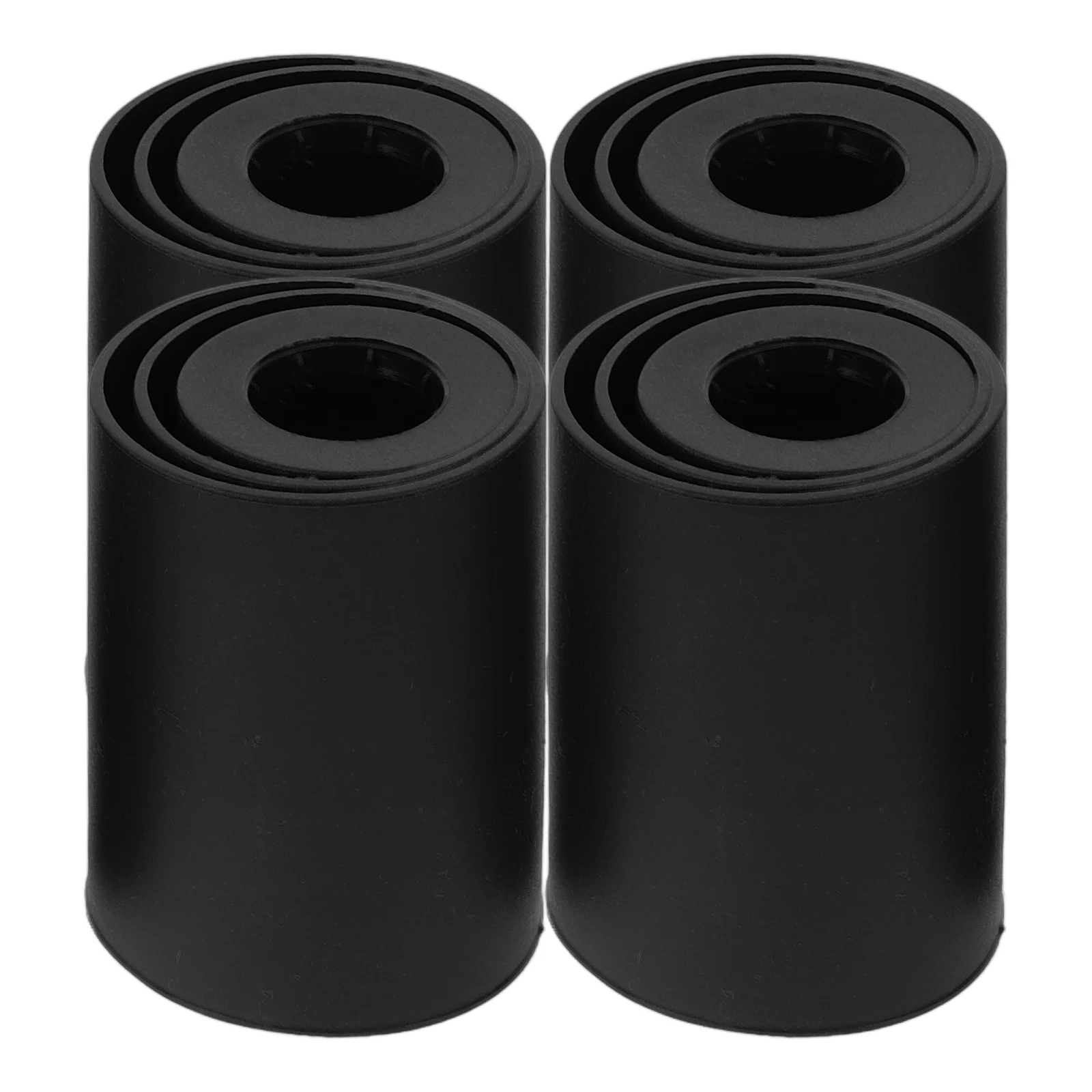 

4pcs Black Anti-slip Cup Rotating Air Pressure Rod Dust Cover for Office Chair Cylinder Lift Replacement Gaming Adjustable