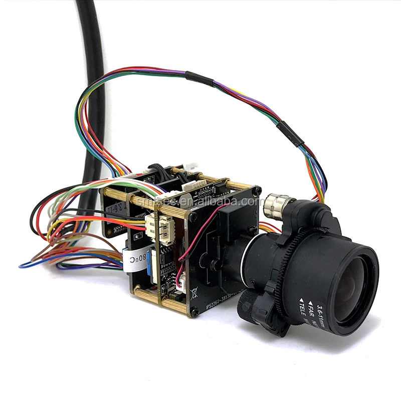 STARVIS SIP-E178DML-3611 Hi3516D + IMX178 CCTV H.265+8.0mp 3.6-11mm Motorized Lens 8.0mp 15fps  CCTV Network IP Camera PCB Board