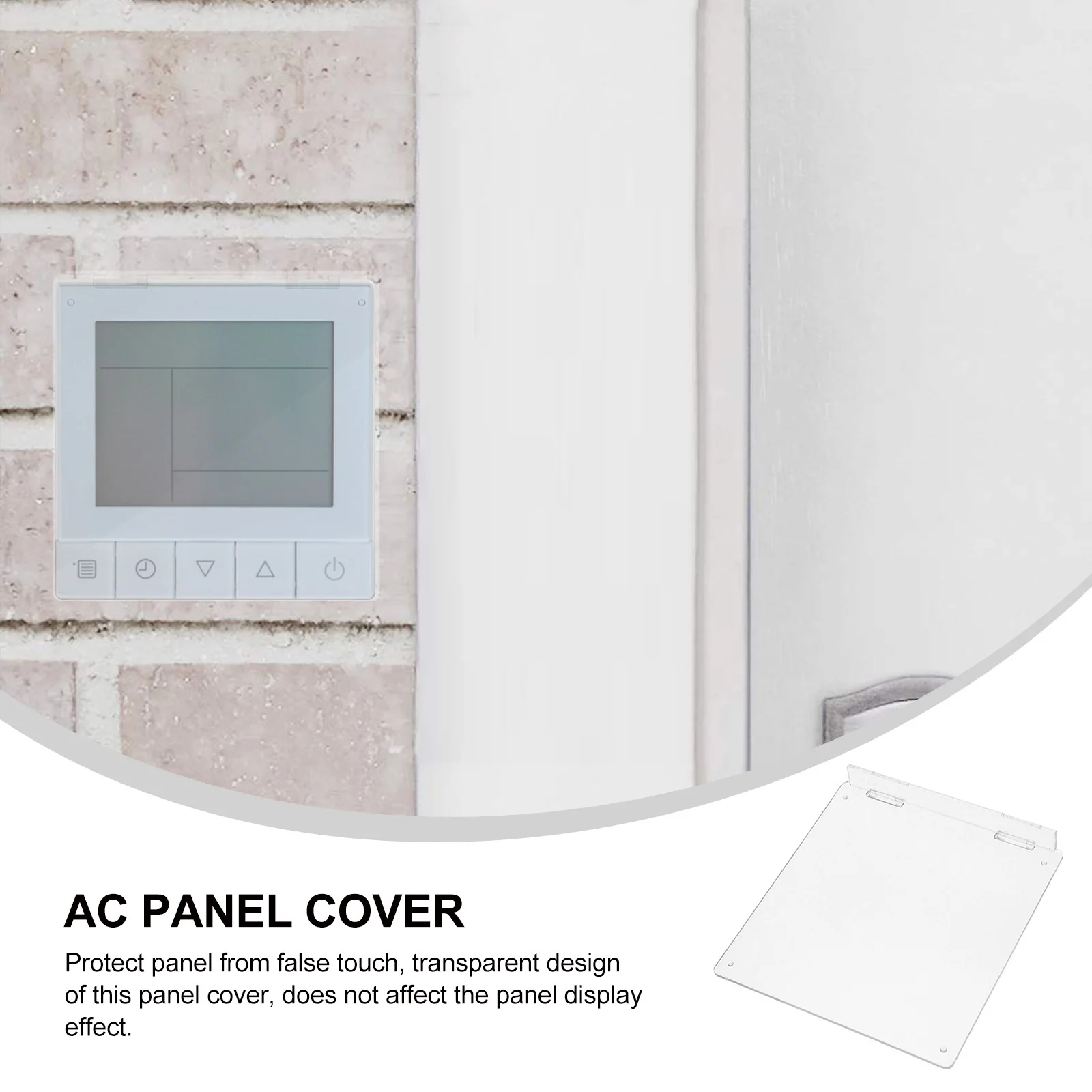 

Air Conditioner Protector Cover Transparent Waterproof Dustproof Wall Mount Panel Protection Cover For Central Hvac