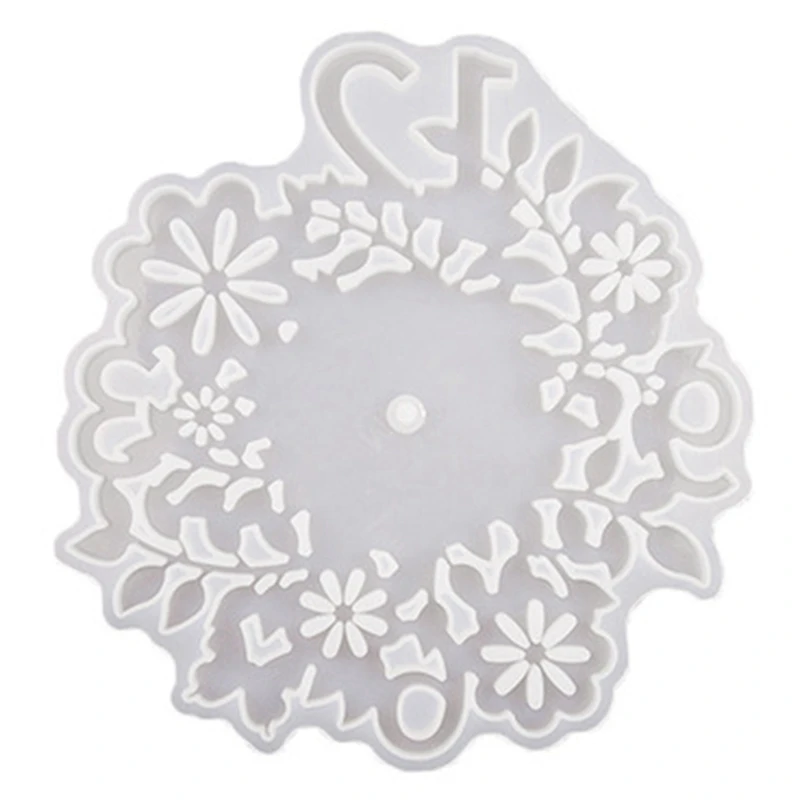 

DIY Bougainvillea Clock Dial Silicone Mold For Resin Epoxy Resin Crystal Handmade Home Decoration Crafts