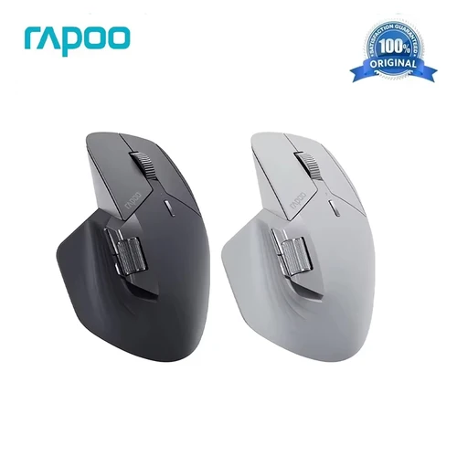 Nuevo ratón RAPOO MT760 inalámbrico Bluetooth modo triple ergonómico ratón Gamer accesorio para ordenador Pc portátil juegos Oficina para regalo