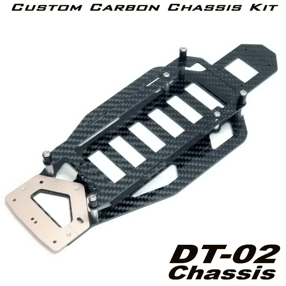 

RC Custom Carbon Chassis kit Suitable for TAMIYA DT-02 Chassis Holiday buggy/Fighter Buggy