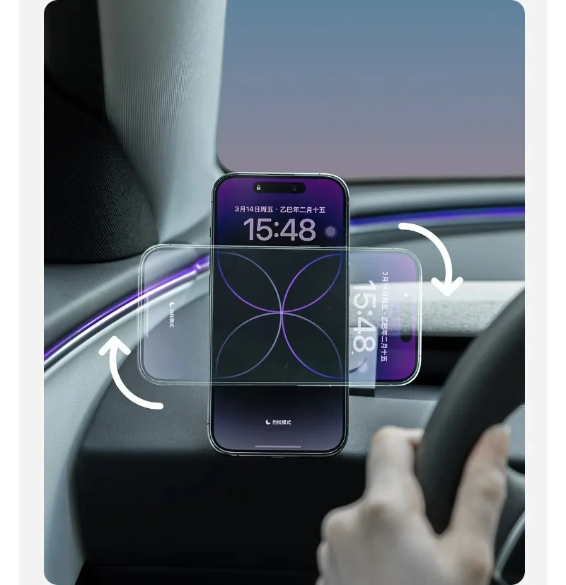 TEMAI A-Säulen-Magnetische Halterung ohne Spuren für Tesla Model 3 Highland Model Y YL Juniper, Handyhalterung für die Lüftungsschlitze im Auto – Detail 10