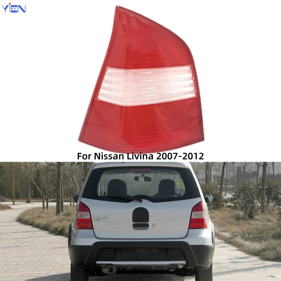 For Nissan Livina 2007 2008 20009 2010 2011 2012 Acccessories Replacement Car Lights Shell Brake Lights Car Taillight Cover
