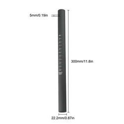 Ultralight Carbon MTB Bicycle Seatpost 22.2x300mm For Kids Balance Bike Seatpost Carbon Seattube Cycling Accessories