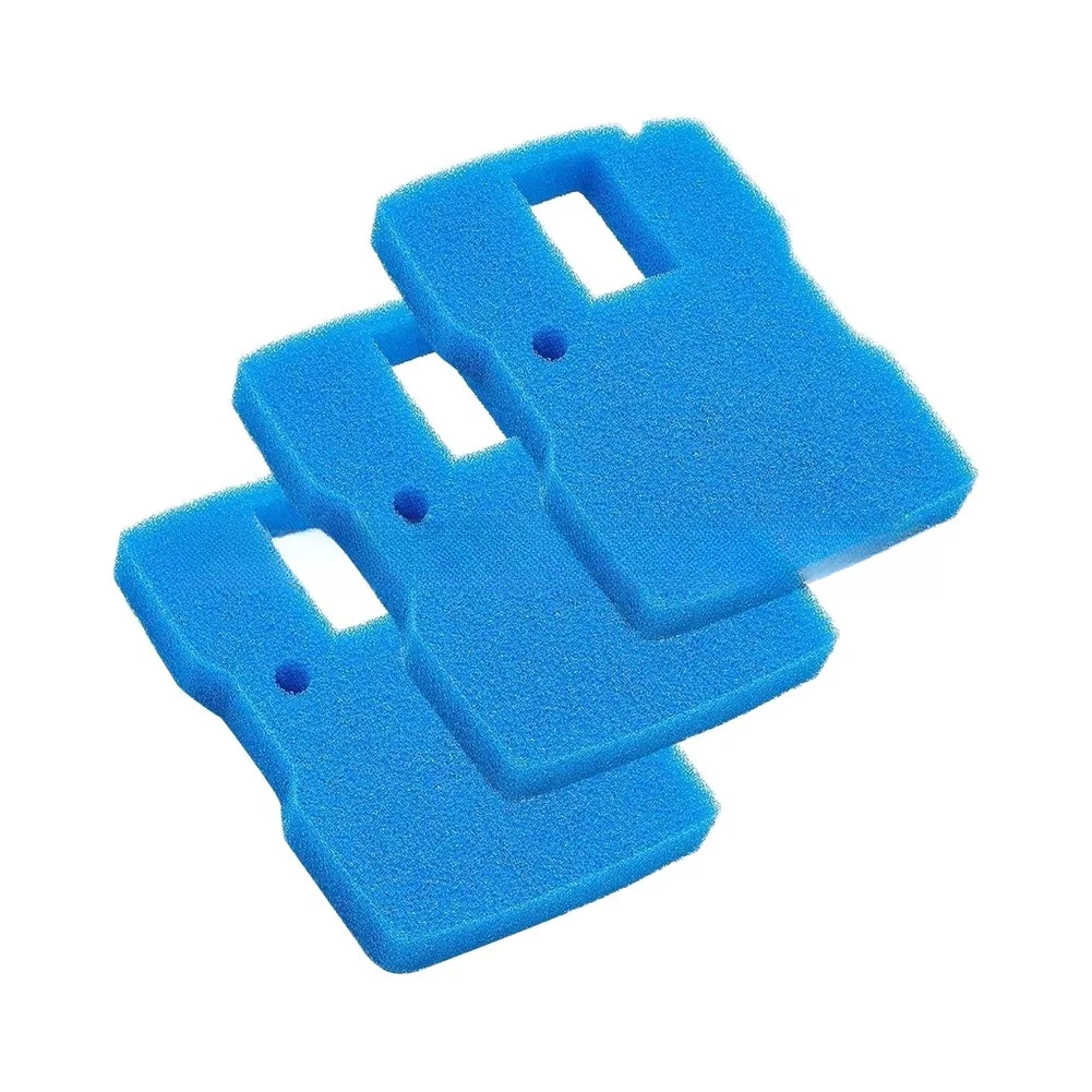 Fountain Pump Filter Blue Pond Filter Sponge Pads 11.85 x 9 x 1.8 in ABS Material for CUF-6000 For 660 GPH System