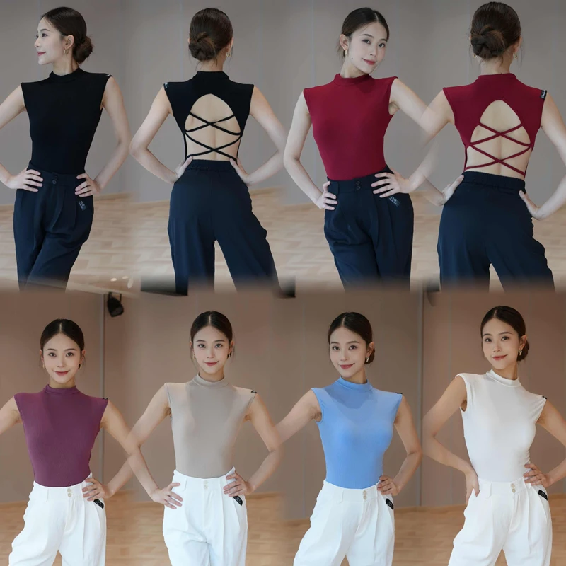 body-de-danse-latine-pour-femmes-6-couleurs-sexy-dos-nu-haut-de-danse-pour-salle-de-bal-salsa-tango-vetements-d'entrainement-de-danse-latine-sl13487