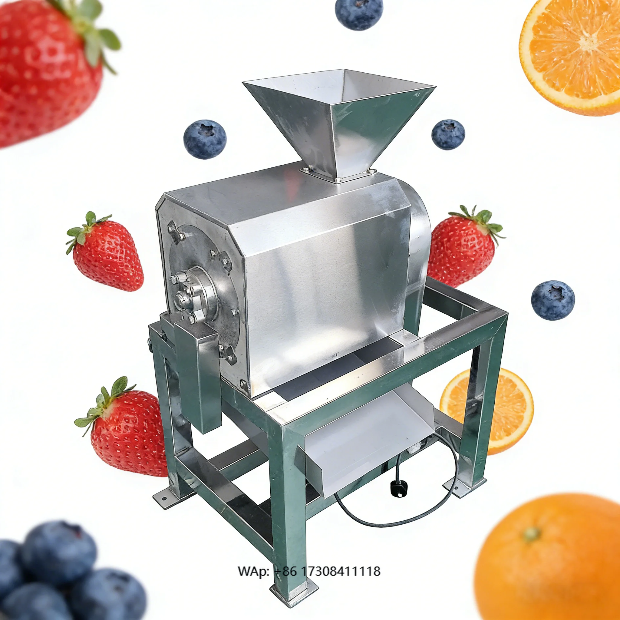 

Large fruit beater 500-3000kg/h high capacity, sufficient stock, can handle a variety of fruits