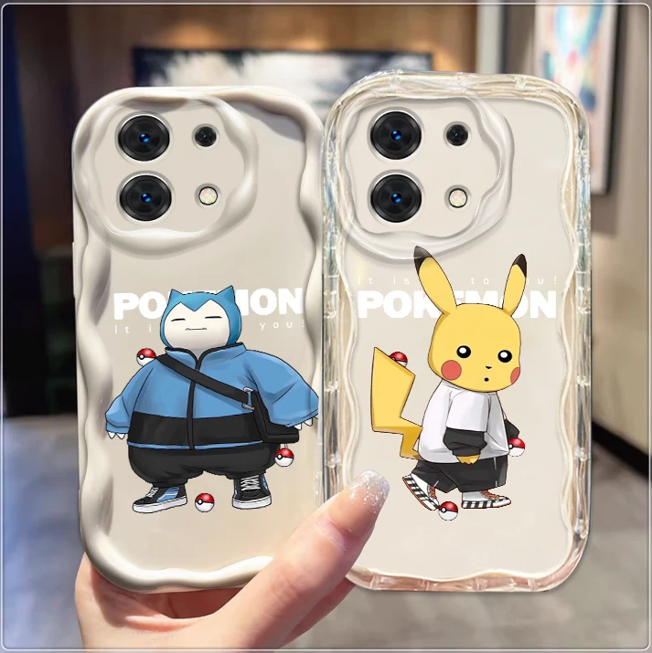 Cute P-Pokemones S-Squirtles For Xiaomi Redmi Note 13 12 12S 11S 11 10 9 8 10A 9C 9T Pro Plus 5G Wave Oil Funda Phone Case