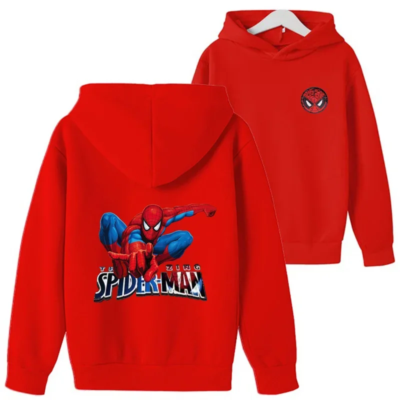 

Fashionable Children's Autumn and Winter New Top-quality Children's Casual and Soft Tops Spider-Man Boys' and Girls' Hoodies