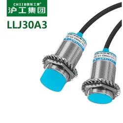 M30 Long Detect Distance Inductive Metal Sensor Switch 2 Wire 3 Wire NPN PNP NO NC LLJ30A3 Inductive Proximity Switch 15mm 25mm