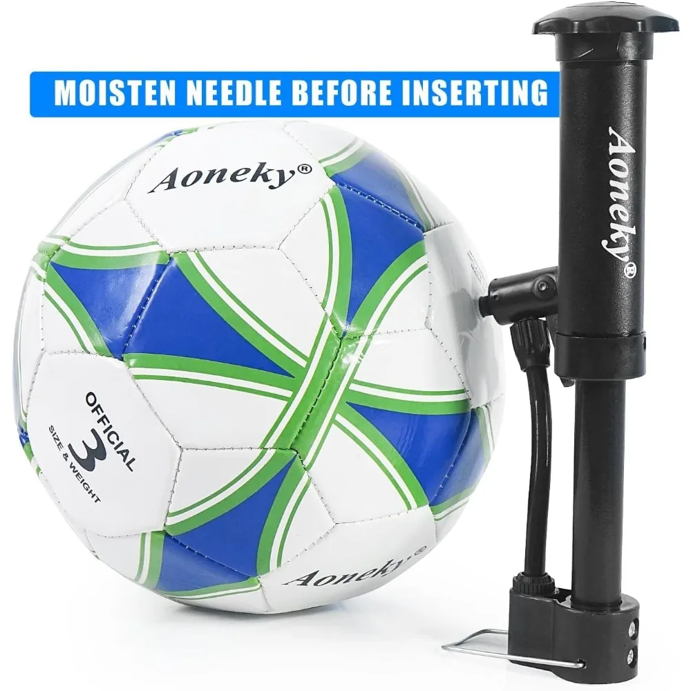 كرة قدم قابلة للنفخ مع مضخة هواء لتجربة لعب محسنة