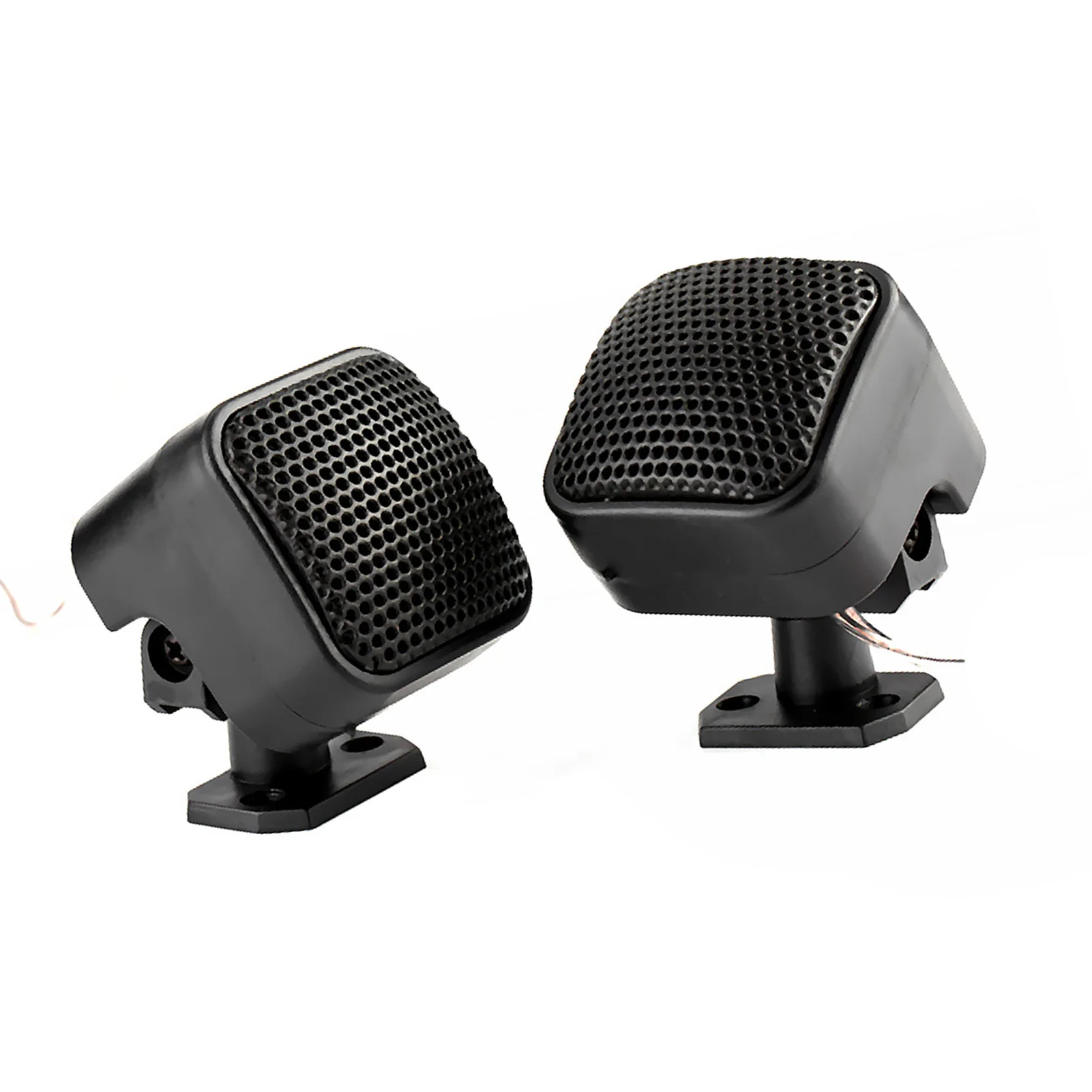 ลำโพงติดรถยนต์ขนาดเล็ก 2 ชิ้น ลำโพงเสียงแหลม 500 วัตต์ กำลังขับสูง