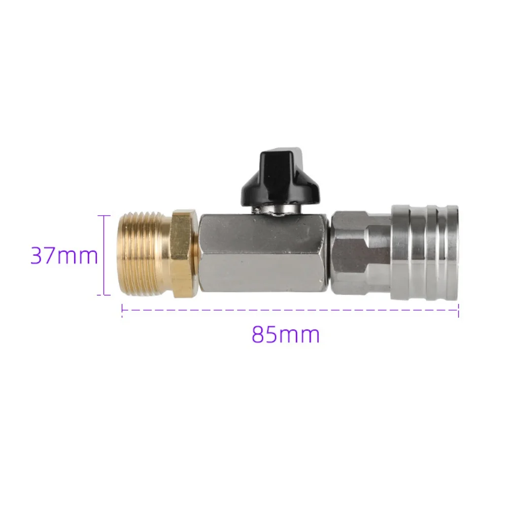 مجموعة صمامات وفوهة كروية من الفولاذ المقاوم للصدأ ذات الضغط العالي للغسالات وغسالات السيارات طقم صمامات كروية من الفولاذ المقاوم للصدأ