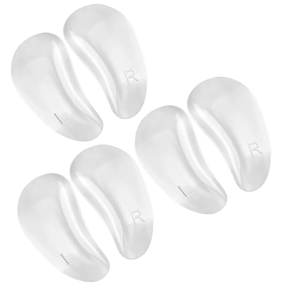 

3 Pairs Arch Pad Transparent Color Gel Support Insoles for Shoe Cushion Invisible Orthopedic Shoes Adhesive Cushions