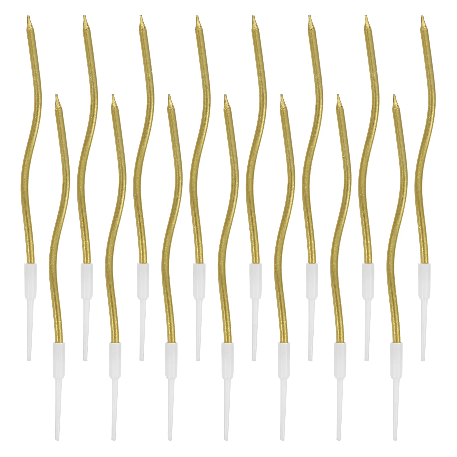 

72Pcs Twisted Spiral Birthday Cake Candles Decorations for Cupcakes Party Supplies Shower Celebration