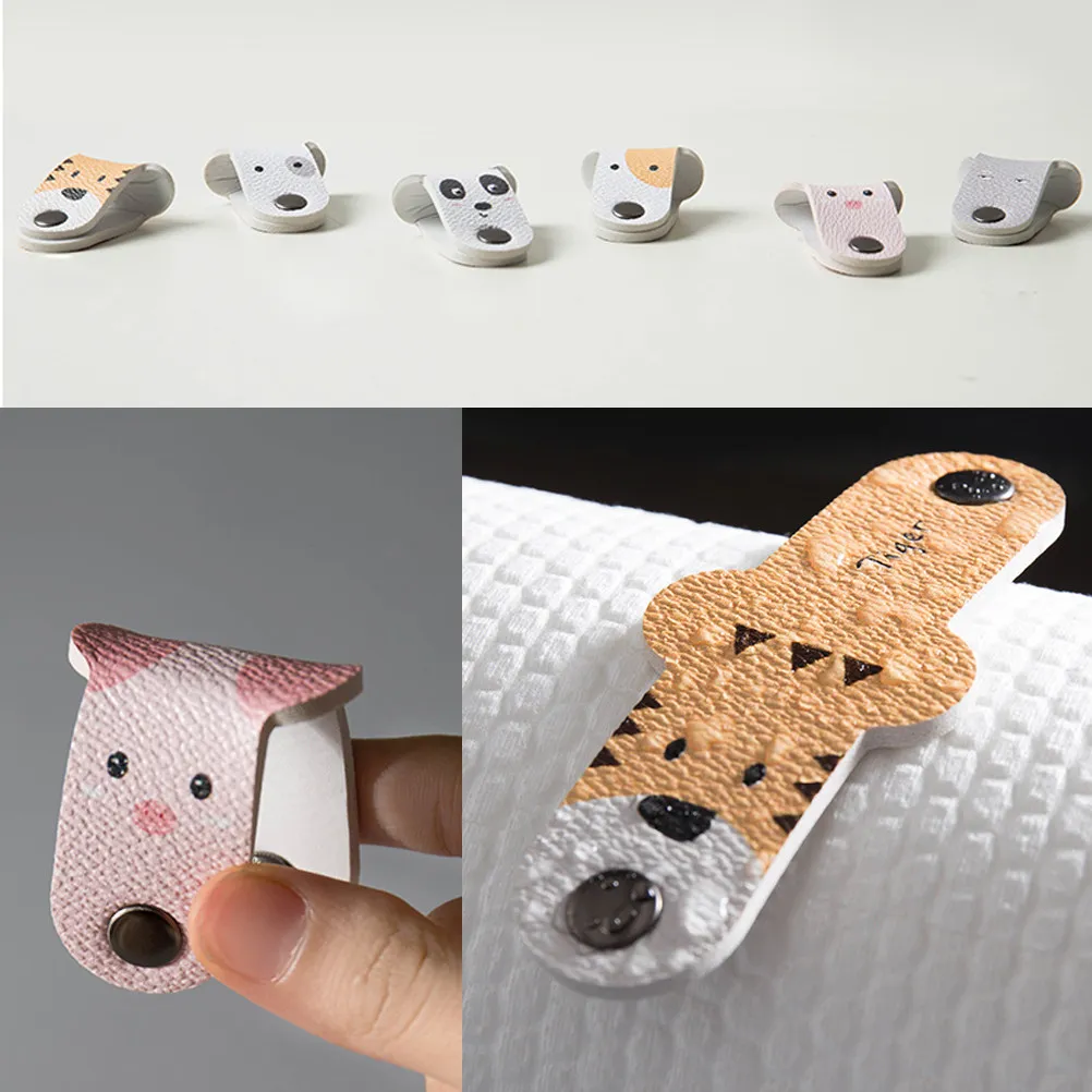 2 Pcs Cute Animal Cord Holder Cable Organizer Manager Charging Cords Wire Organizers Cartoon Earphone Winder