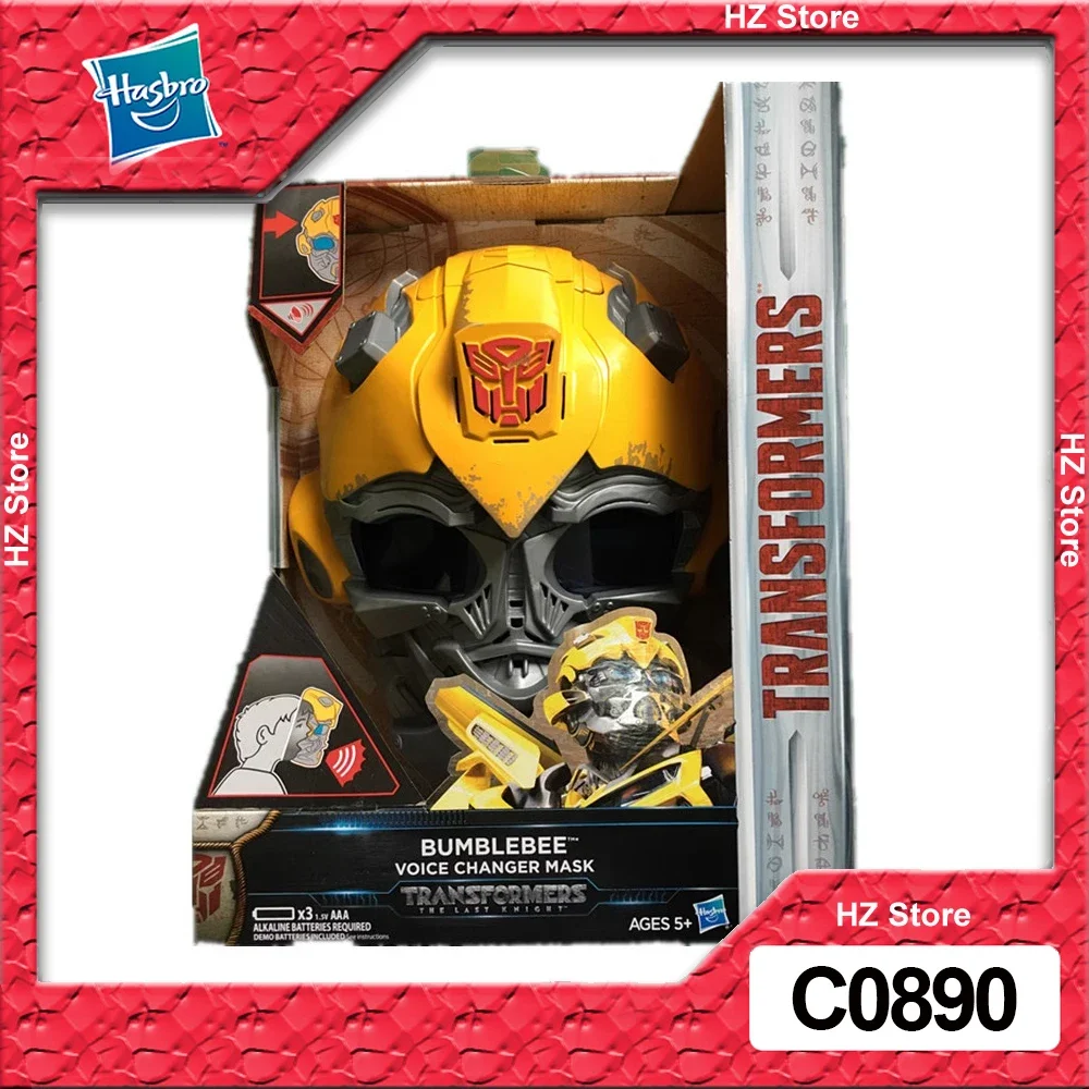 

Hasbro Transformers Movie 5 Optimus Prime Bumblebee Mask Autobot Sqweeks Halloween Cosplay Mask Toy for Kids Birthday Gift C0890