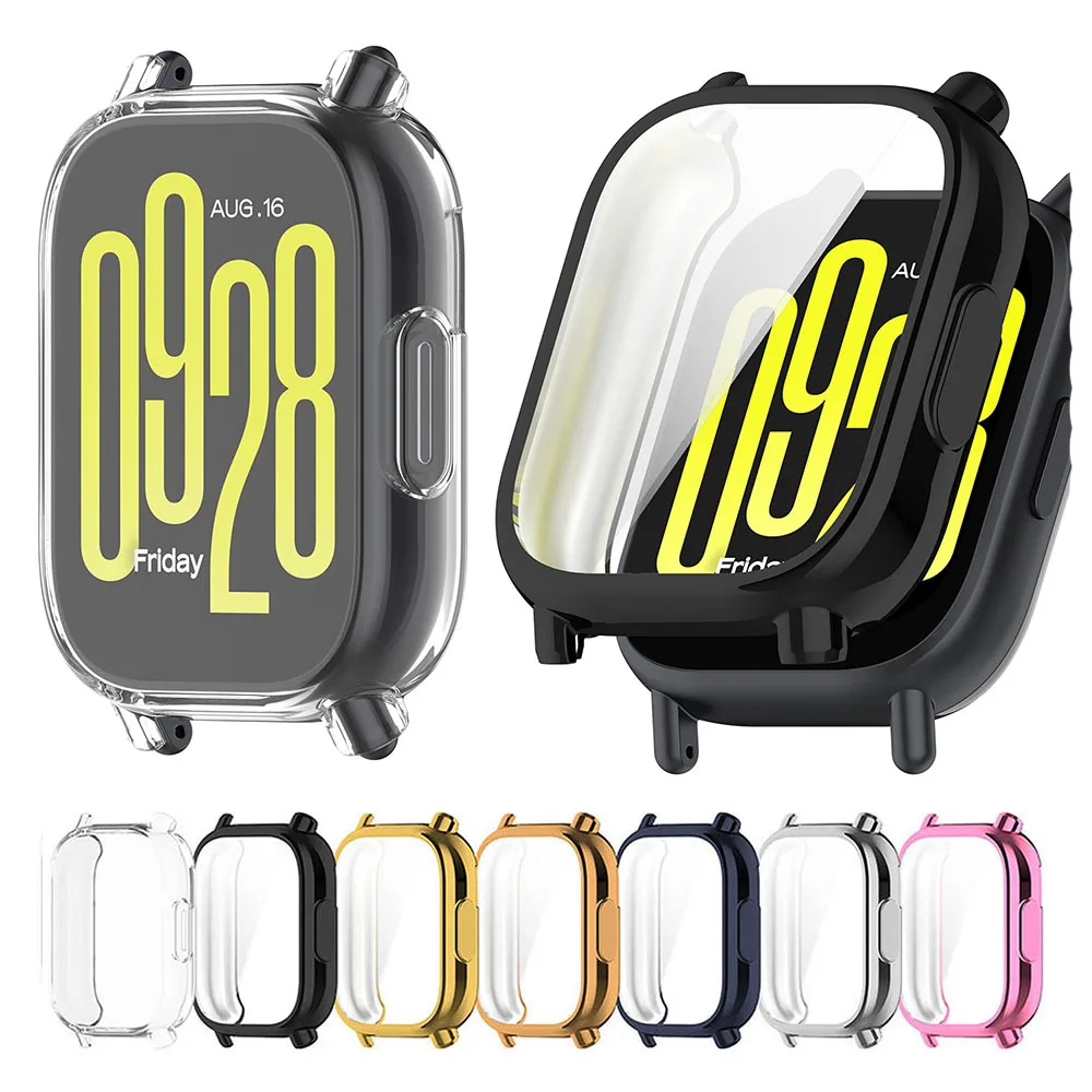 TPU Protective Case For Redmi Watch 5 Active/Lite Full Screen Protector Shell Bumper Cover