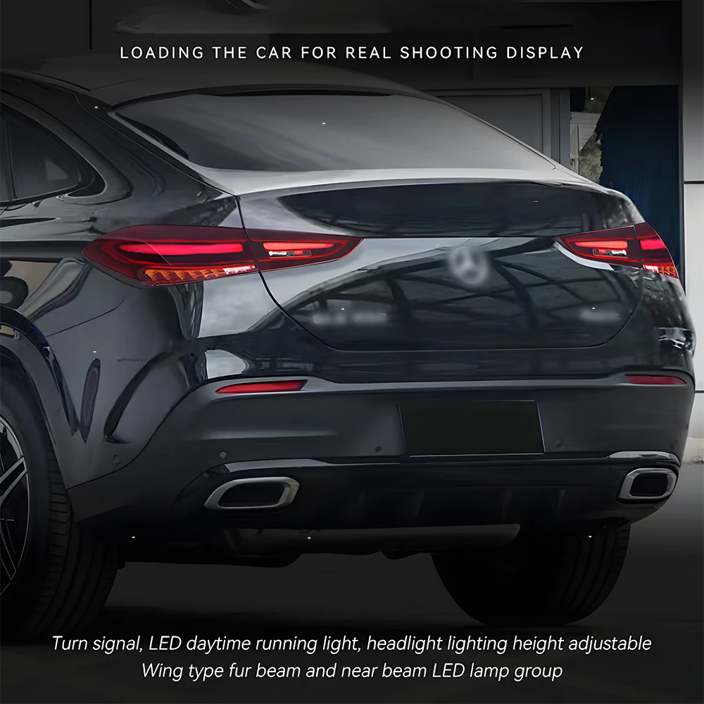

For Mercedes-Benz GLE Coupe 2020-2025 Automatic Tail Light Assembly Upgrade 2025 LED Tail Light Plug and Play Car Accessories
