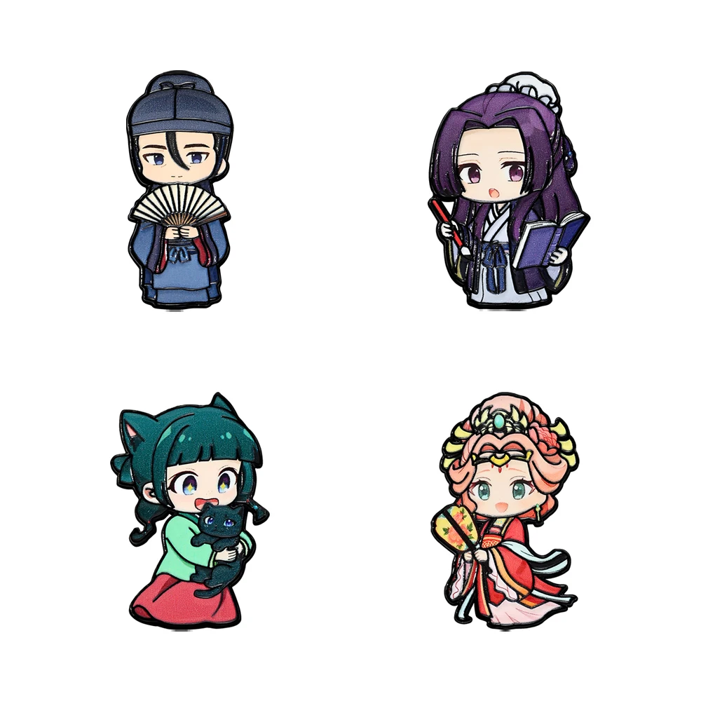 The Apothecary Diaries 4‑Piece Enamel Pin Set image