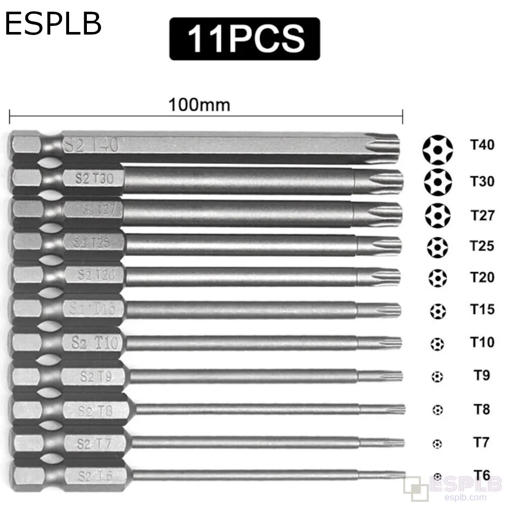 ESPLB 11pcs 100mm /12pcs 50mm 1/4