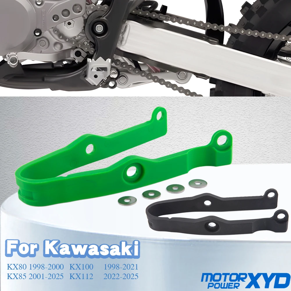 Motorcycle Rear Chain Slider Swingarm Protection For Kawasaki KX85 2001-2025 KX100 1998-2021 KX80 1998-2000 KX112 2022-2025