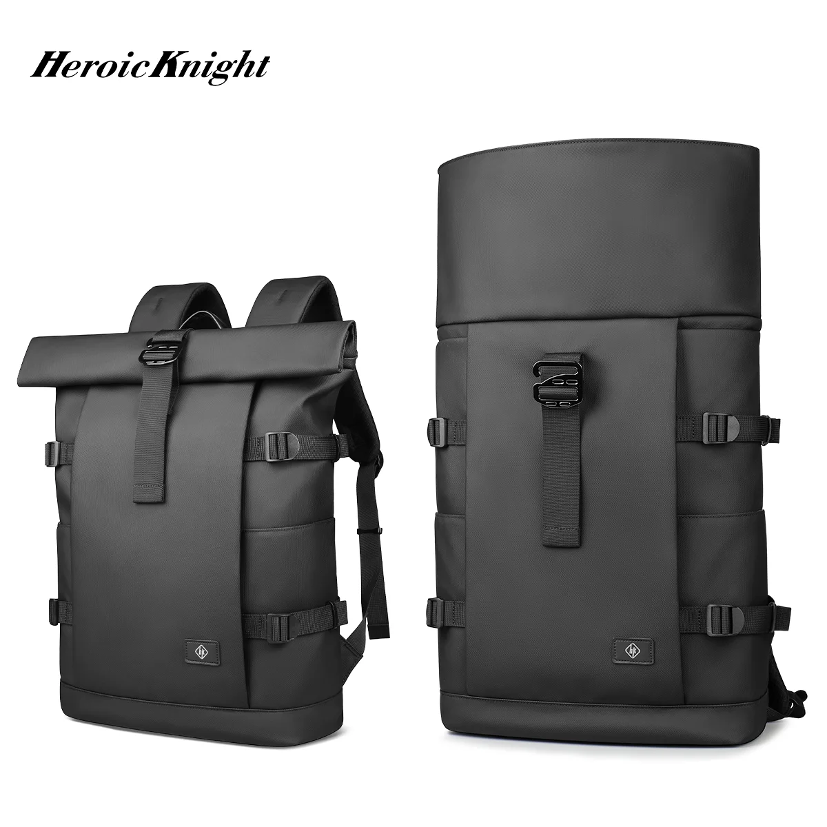 Heroic Knight Expandable 17” Laptop Backpack Waterproof Big Capacity Business Travel Backpack Outdoor Camping Hiking Mochila Men