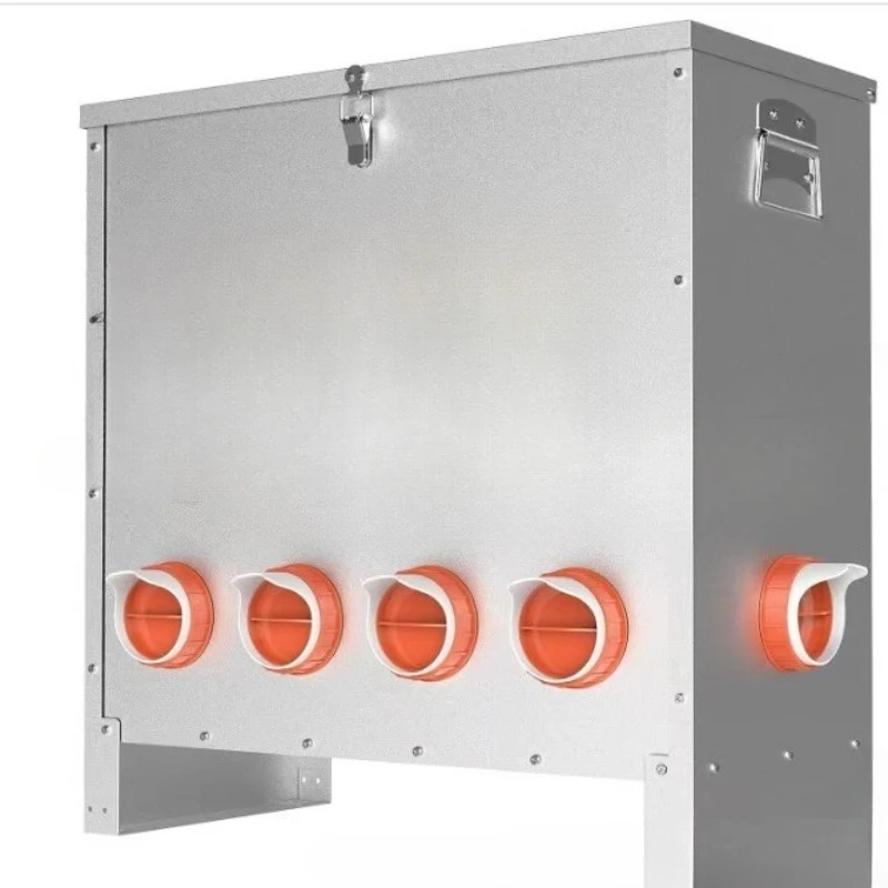 Automatic feeder chicken trough food box chicken trough feeding equipment chicken rice trough