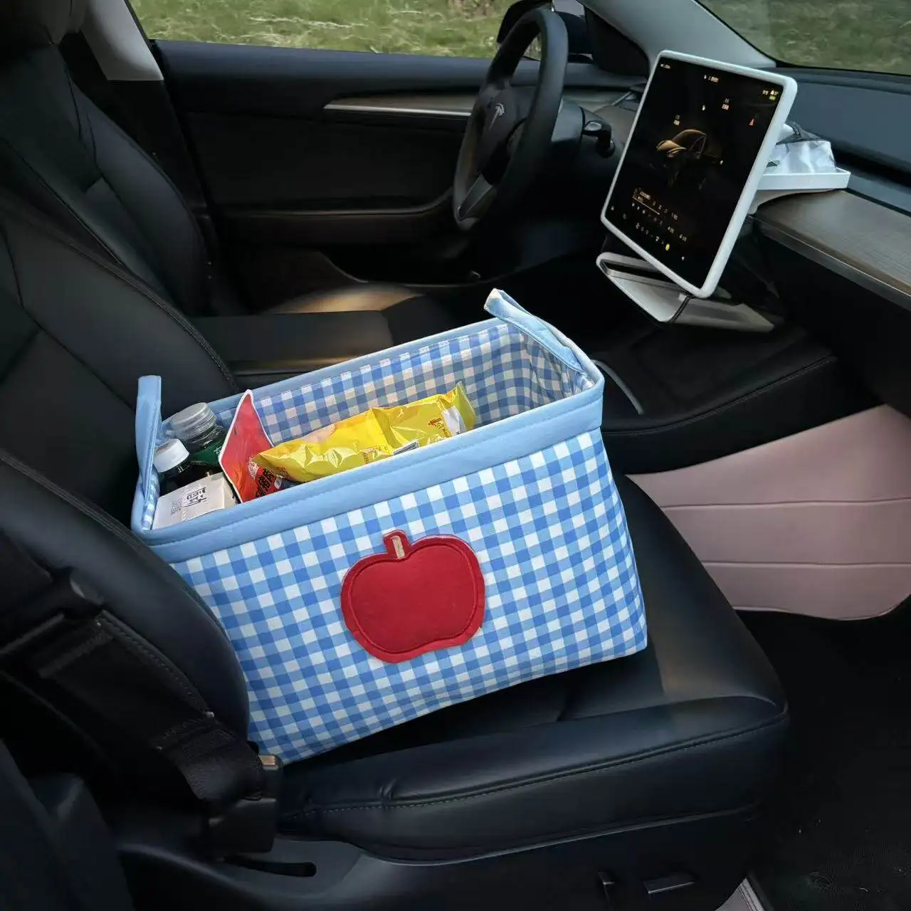 

Car Trunk Storage Box Car Interior Storage Organizer Box Foldable Large Capacit