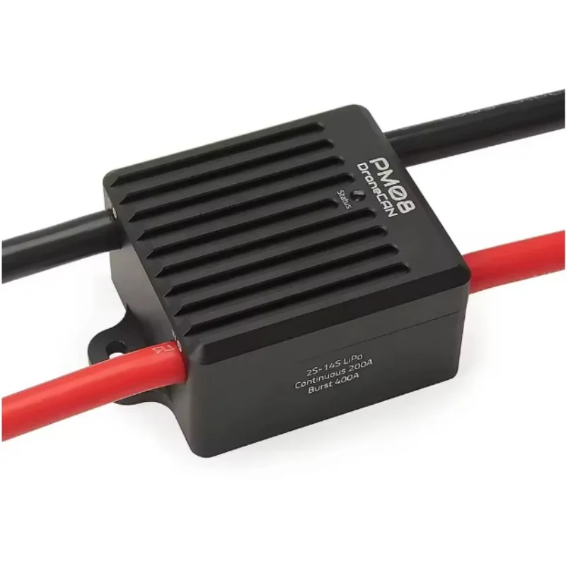 Holybro DroneCAN PM08-CAN Power Module 2-14S 200A Dual Step Down UBEC Output With 2x Independent 5V Out For RC FPV Drone