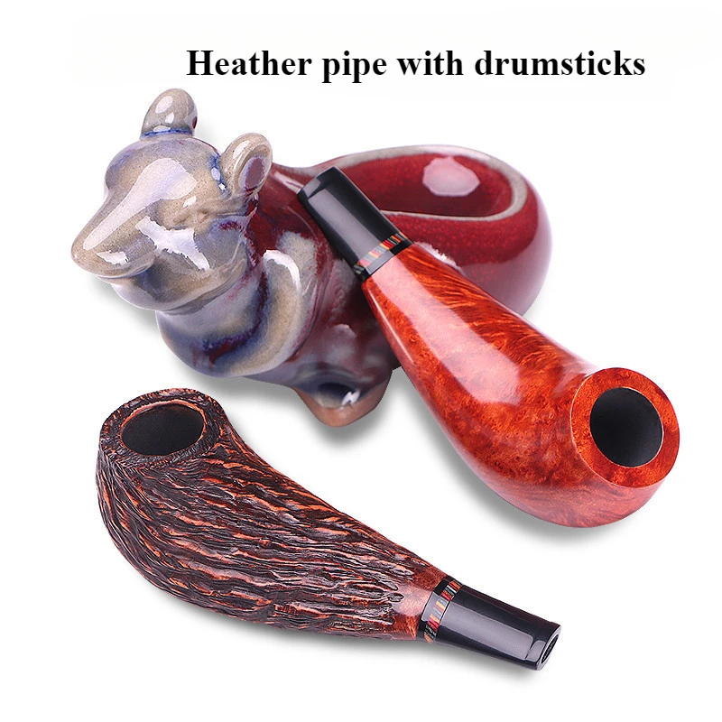 Briar Wood  Smoking Pipe Handmade Small Chicken  Tobacco Pipe Smoking accessories Gift For Father Boyfriend Smoker