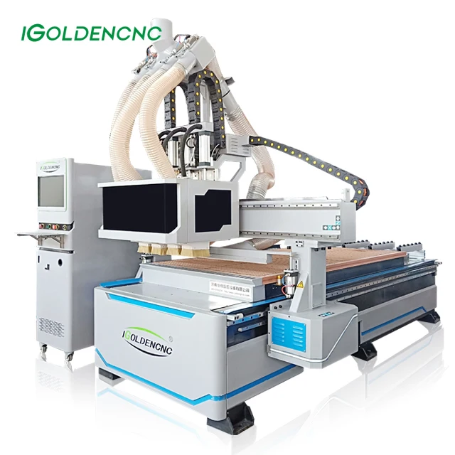 Pneumatic Cnc 1350 Router Machine Wood Cutting Machine For Sale