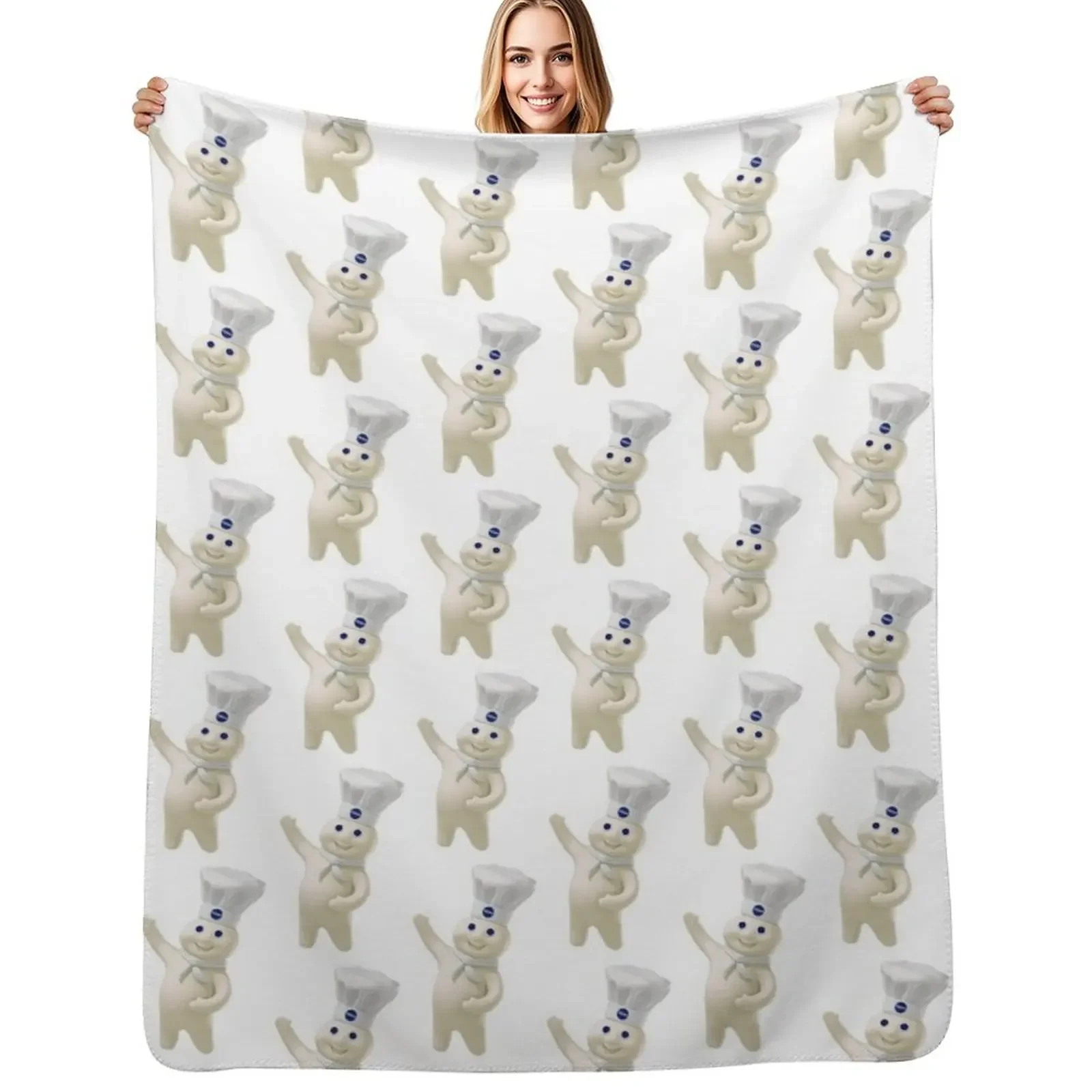 

PILLSBURY DOUGHBOY Throw Blanket Fashion Sofas Furry Luxury Throw heavy to sleep Blanket
