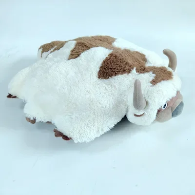 Big Size Anime Avatar The Last Airbender Appa Plush Pillow Toys Large Soft Doll Toys RARE Peluche Cow for Kid Baby Birthday Gift