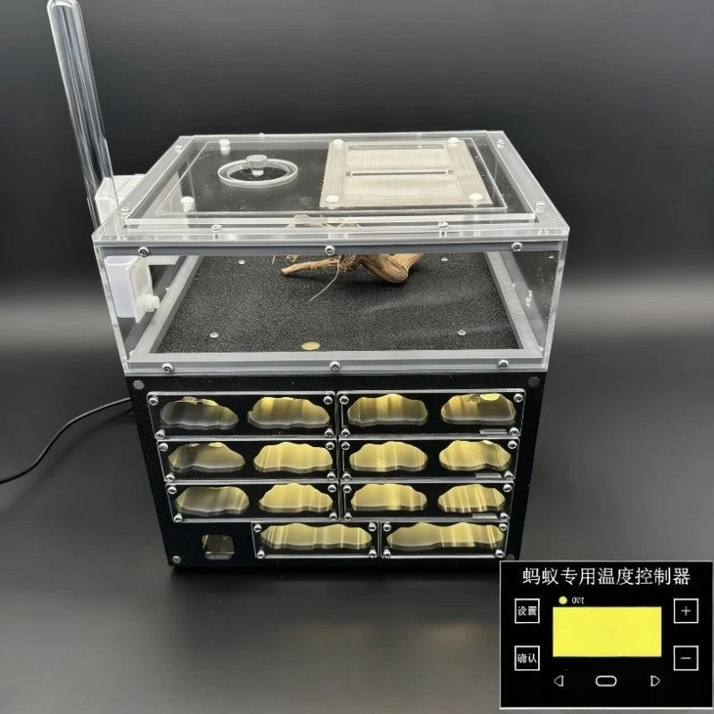 Desktop Ant Farm Acrylic Temperature Control Breeding Anthill Constant Temperature Moisturizing Ants Nest Antkeeping Supplies