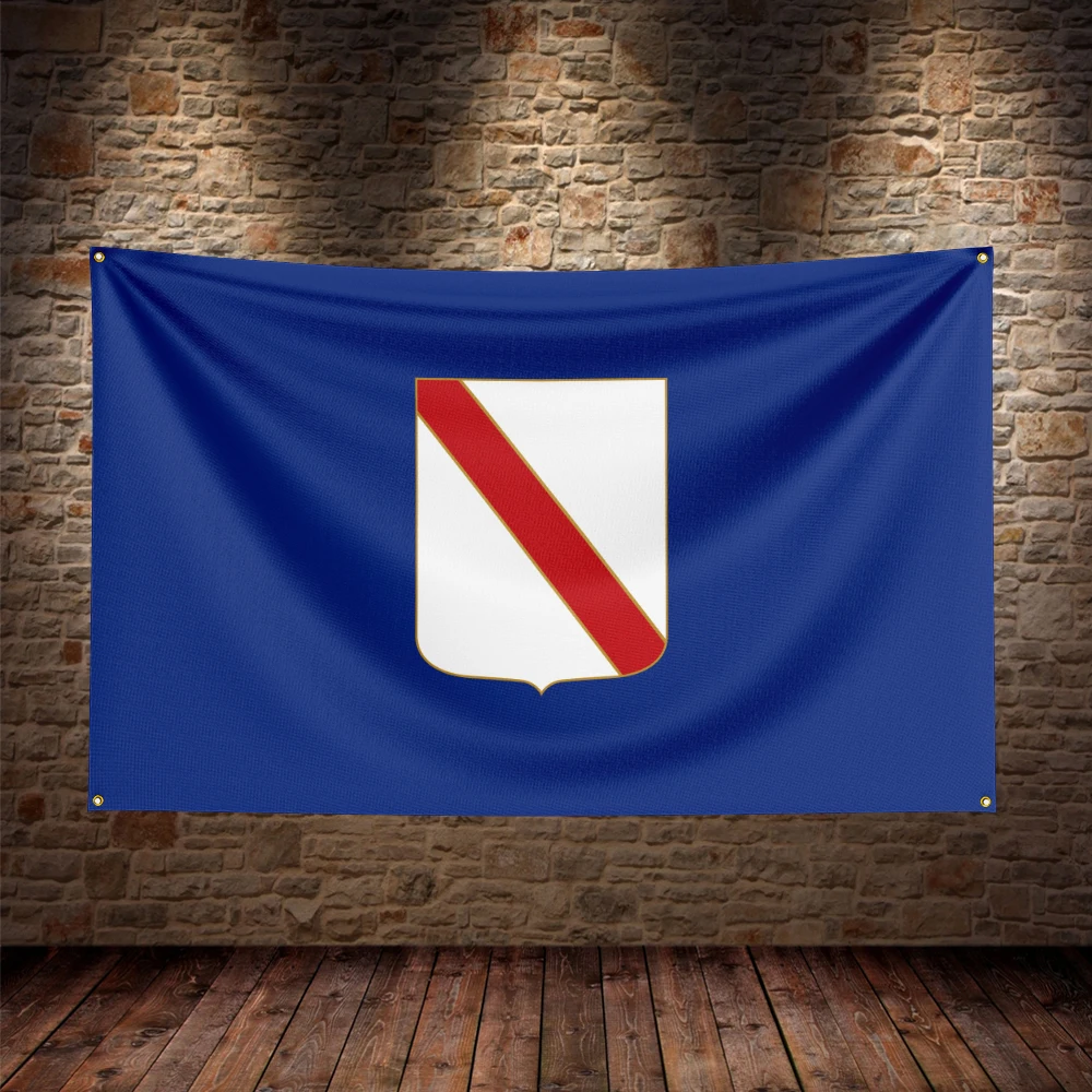 

Single sided printed Italian county flag of Campania wall decoration