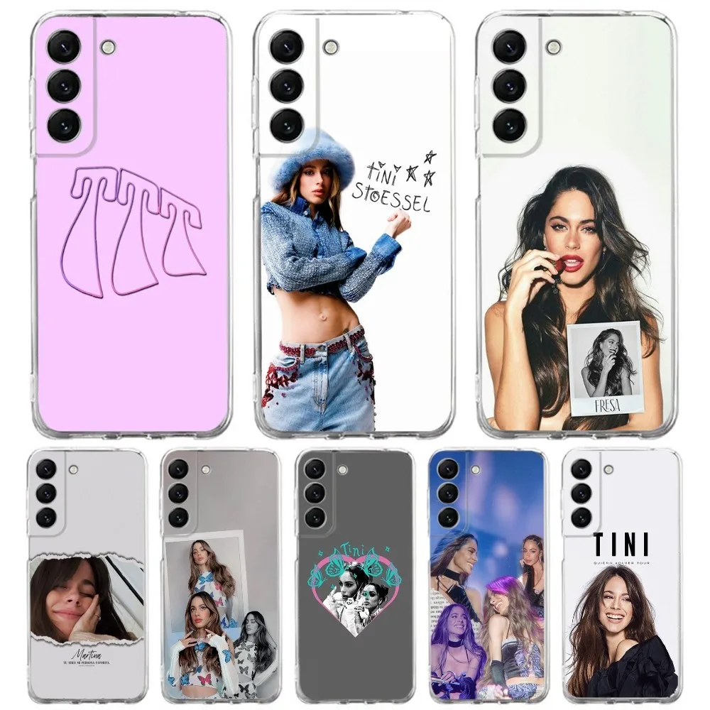 Singer T-TINI Martina Stoessel Phone Case Silicone Case For Samsung S30,S23,21,22,20 Ultra,S20 FE lite,S10,S9,8 PIus Cover Clear