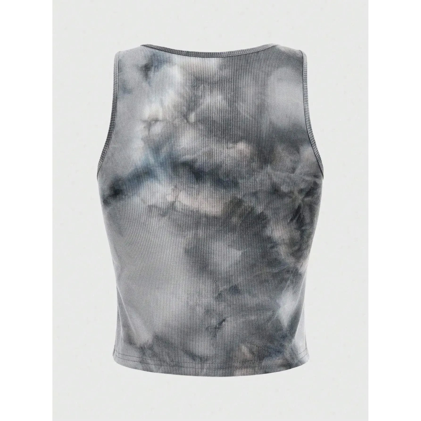 Zomer Dames Punk Tie-Dye Letterprint Tanktop Unge Faion Lente 2026 Andere Materiaal 00% Dames Sweatshirt